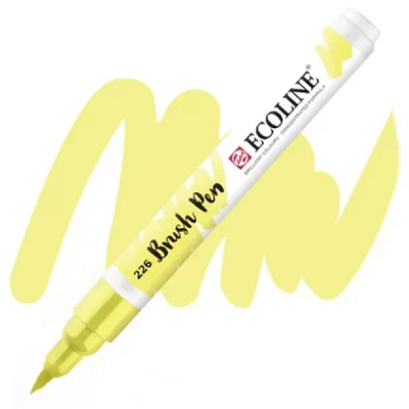 Talens Ecoline Brush Pen Pastel Yellow ürün görseli 1