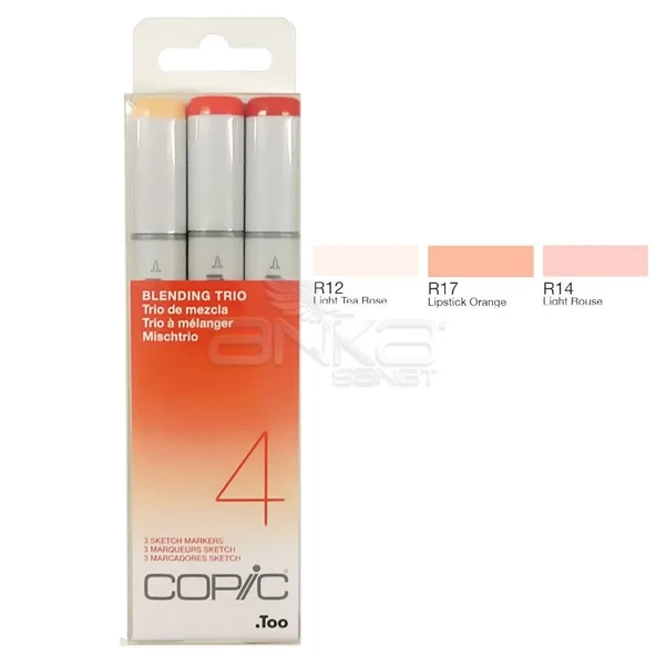 Copic Sketch Marker Blending Trio 3lü Set 4 ürün görseli 1