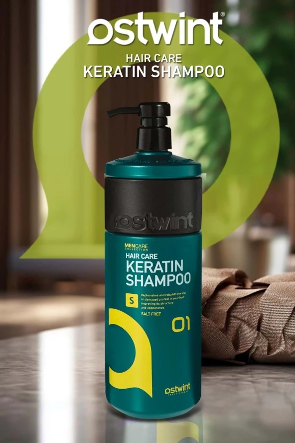 OSTWİNT ŞAMPUAN 1000ML-KERATİN YEŞİL ürün görseli 1