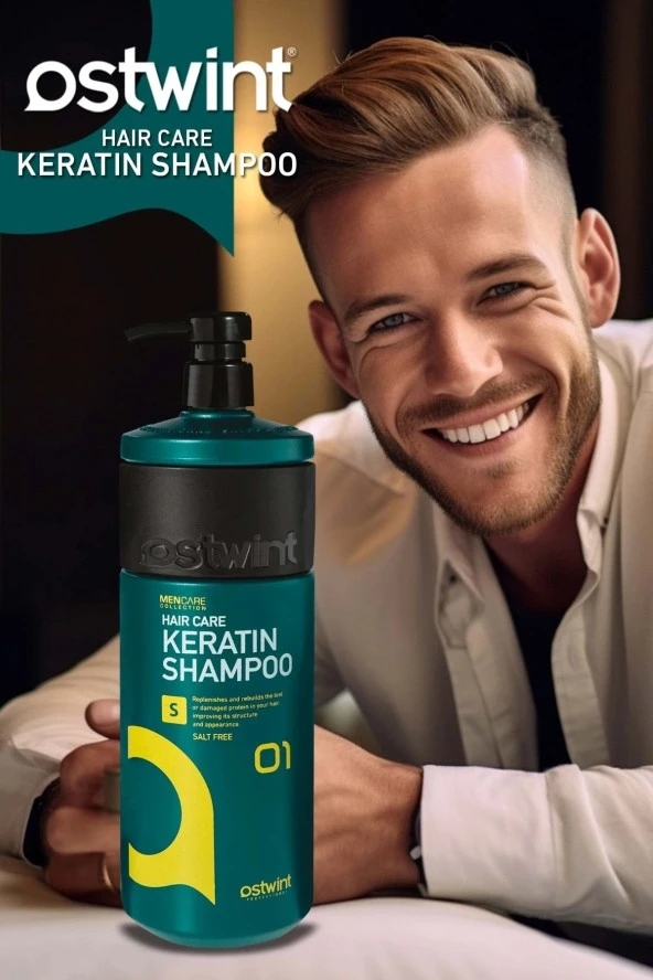OSTWİNT ŞAMPUAN 1000ML-KERATİN YEŞİL - Resim 2
