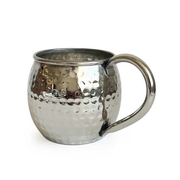 Shark Anatolia Luna Petekli Bakır Kupa Bardak Mug Nikel Kaplama ürün görseli 1