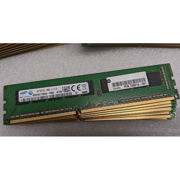 Samsung M391b5173qh0-yk0q 4gb 1rx8 Pc3l-12800e ürün görseli 1