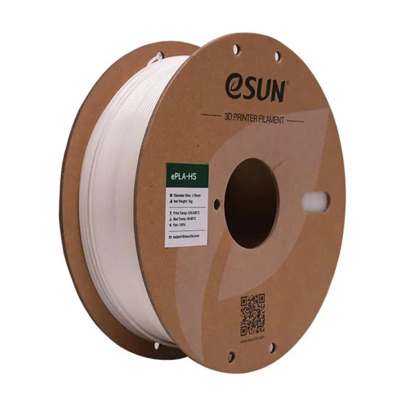 Esun Hyper Pla Filament Beyaz 1.75MM 1000g ürün görseli 1
