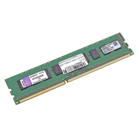 Kingston KVR1333D3E9S/4G uyumlu 4GB PC3L-10600 1333MHz ECC 2 Rank Unbuffered Ram Server Ram Bellek ürün görseli 1