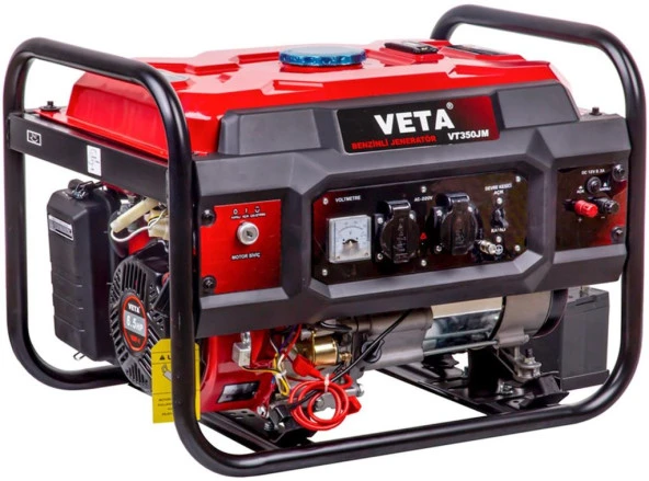 Veta VT350JM5  Marşlı Benzinli Monofaze Jeneratör Eur5 3.5 Kva ürün görseli 1