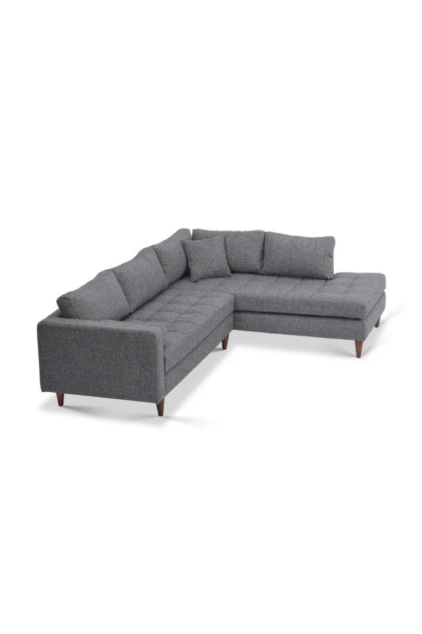 Vipa Home Minnesota Koyu Gri Sağ Sabit Oturum 2 R Köşe Takımı ürün görseli 1