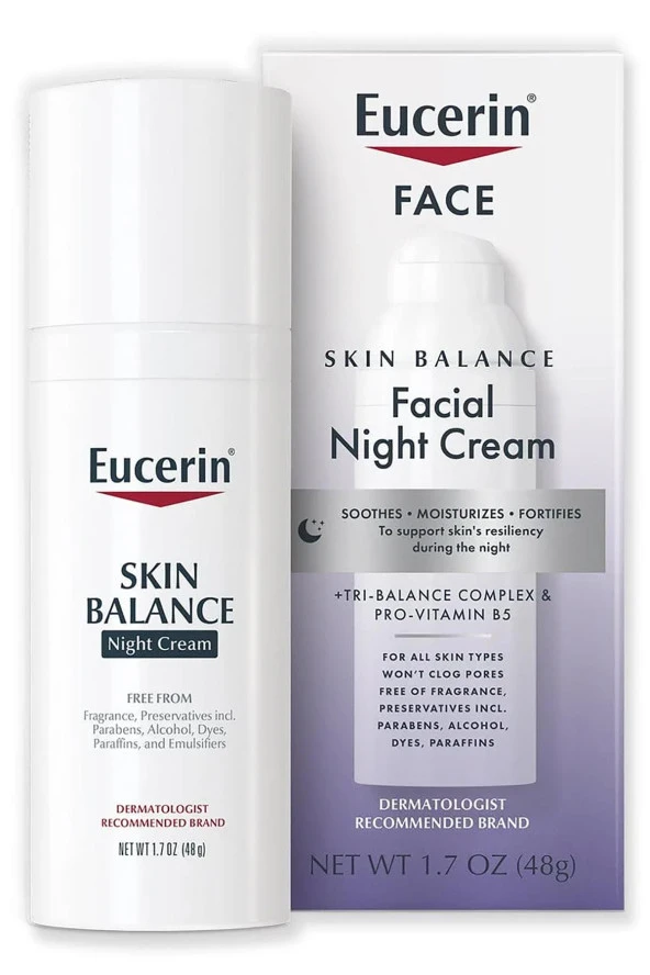 Eucerin Skin Balance Gece Yüz Kremi 48GR ürün görseli 1