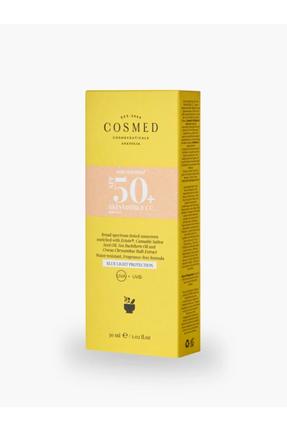 Cosmed Sun Essential Skinvisible Cc Spf 50+ 30 Ml - Resim 2