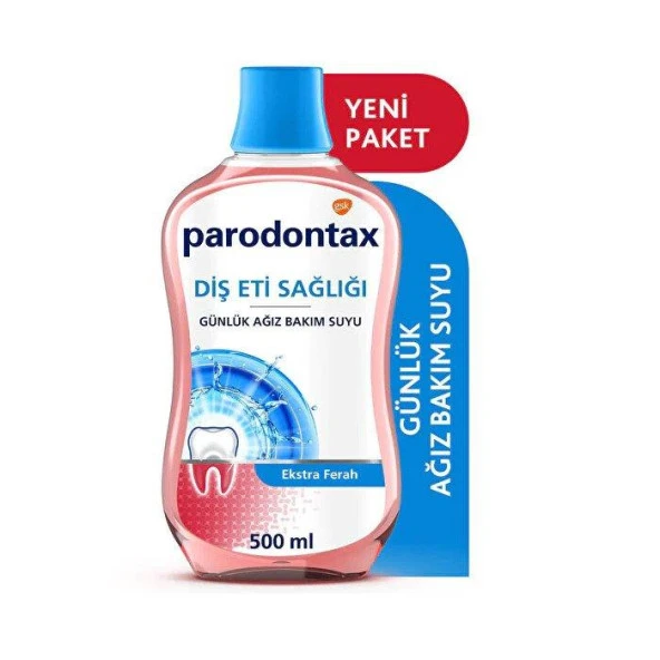 Parodontax Ağız Bakım Suyu Ekstra Ferah 500 ml ürün görseli 1