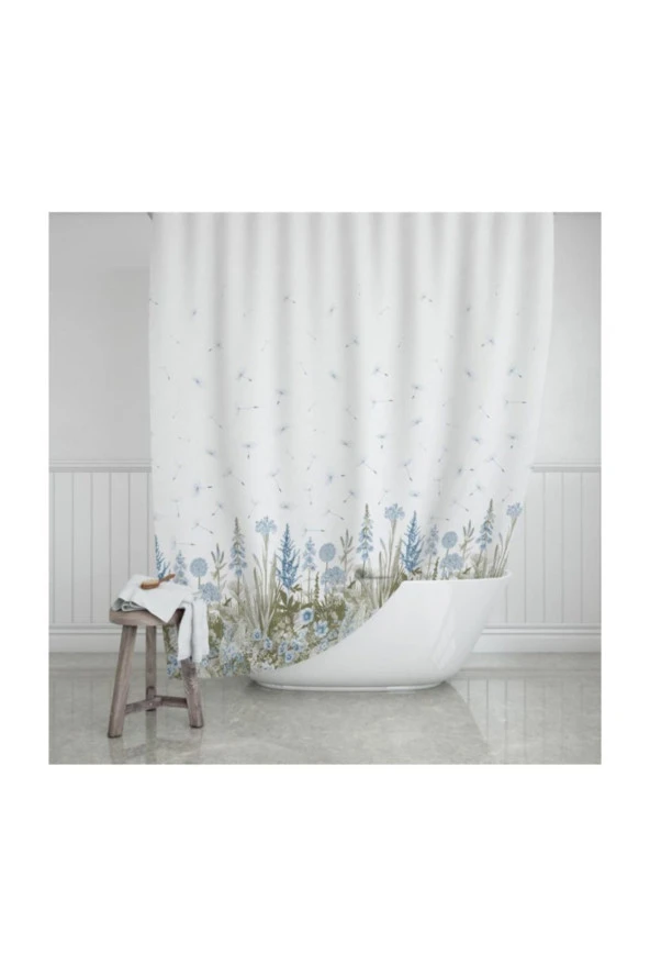 Prado Kır Banyo Perdesi, Duş Perdesi 180X200 Cm ürün görseli 1