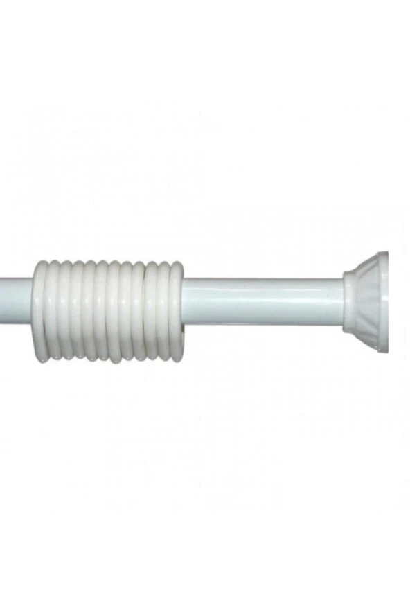 Prado Banyo Perde Askısı, Banyo Borusu 123 - 200Cm Beyaz ürün görseli 1