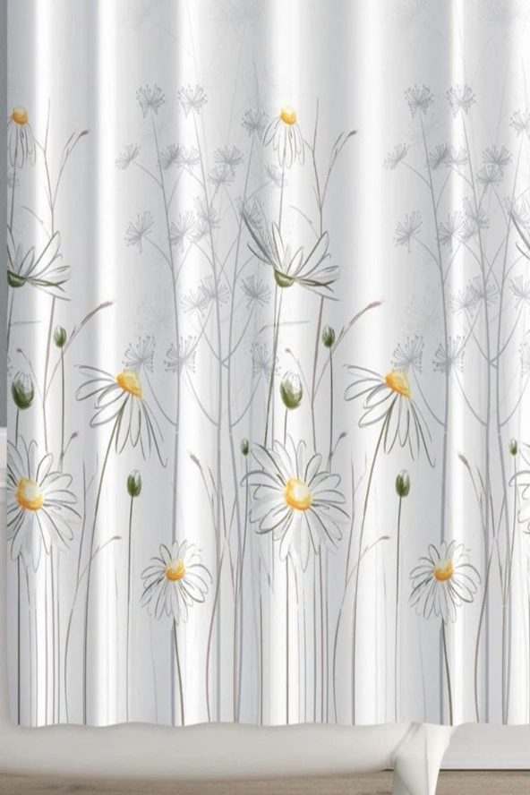 Çift Kanatlı 2x120x200 cm Banyo Perdesi - Resim 2
