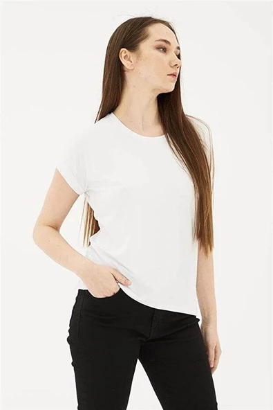 FASHION FRIENDS KADIN BİSİKLET YAKA BLUZ 24Y0194K1 ürün görseli 1