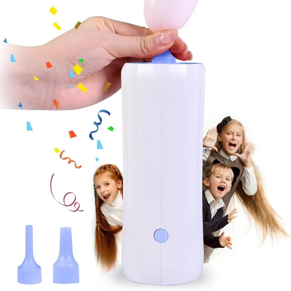 1PCS VIP SAUSAGE BALLOON ELECTRIC BALLOON PUMP VIP KALİTE ELEKTRİKLİ SOSİS BALON POMPASI  2 APARATLI ürün görseli 1