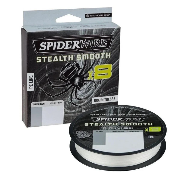 SpiderWire Stealth Smooth x8 Pe Braid 300m Translucent Örgü İp 0.23mm ürün görseli 1