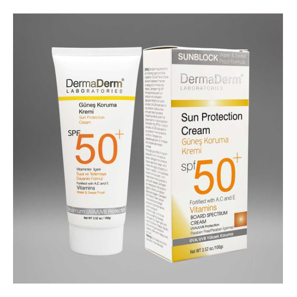 Dermaderm 50 Faktör Güneş Kremi 100 gr ürün görseli 1