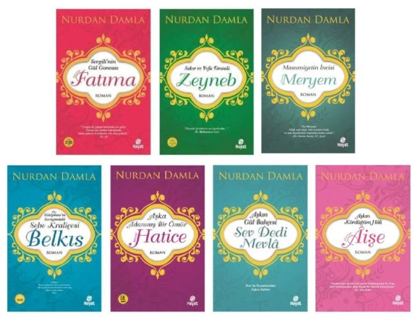 Nurdan Damla Adanmış Ömürler 7 Kitap Set ürün görseli 1