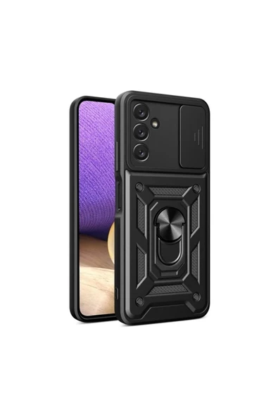 Gpack Samsung Galaxy A24 Kılıf Sert Silikon Tank Aramid Sürgülü Vega Yüzüklü ürün görseli 1