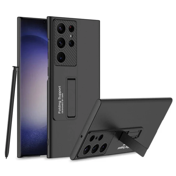 Gpack Samsung Galaxy S24 Ultra Kılıf Standlı Ays Sert Kapak ürün görseli 1