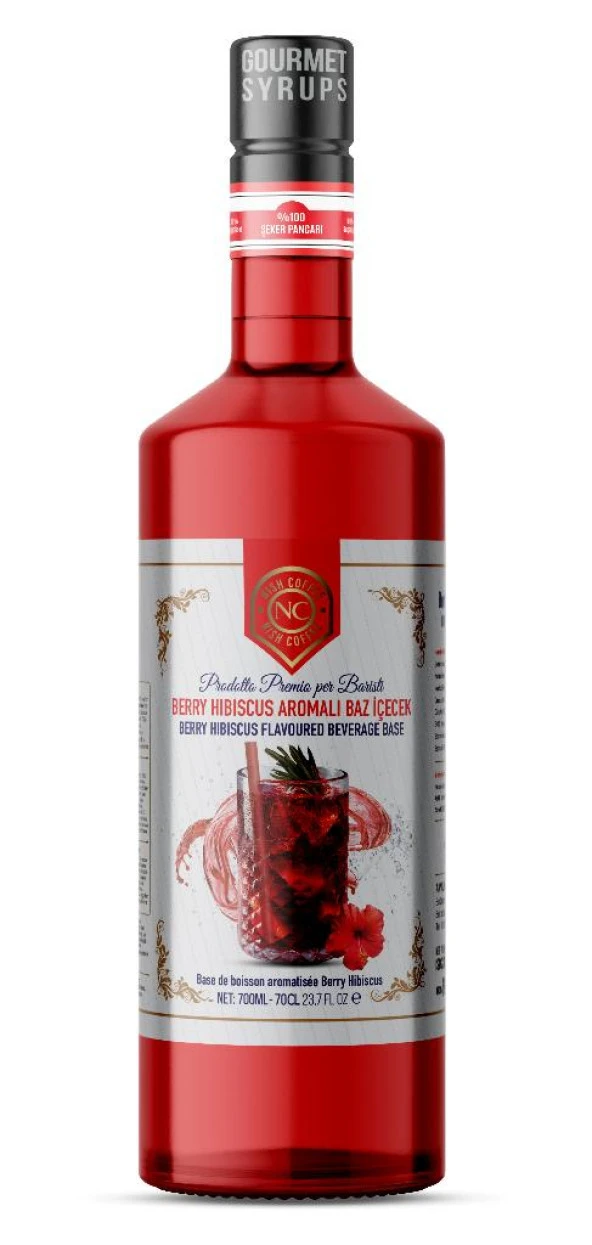 Nish Berry Hibiscus Aromalı Baz İçecek 700 ML ürün görseli 1