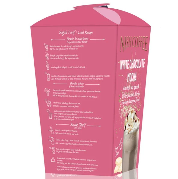 Nish White Chocolate Mocha 250 Gr - Resim 3