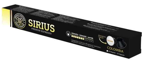 Sirius Nespresso Uyumlu Single Origin Kapsül Kahve Colombia-7 ürün görseli 1