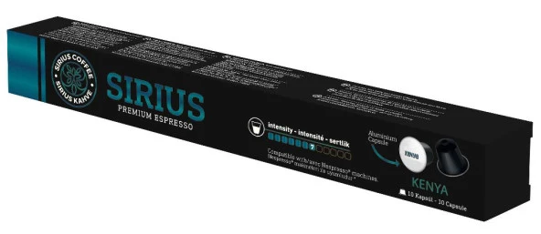 Sirius Nespresso Uyumlu Single Origin Kapsül Kahve Kenya-7 ürün görseli 1