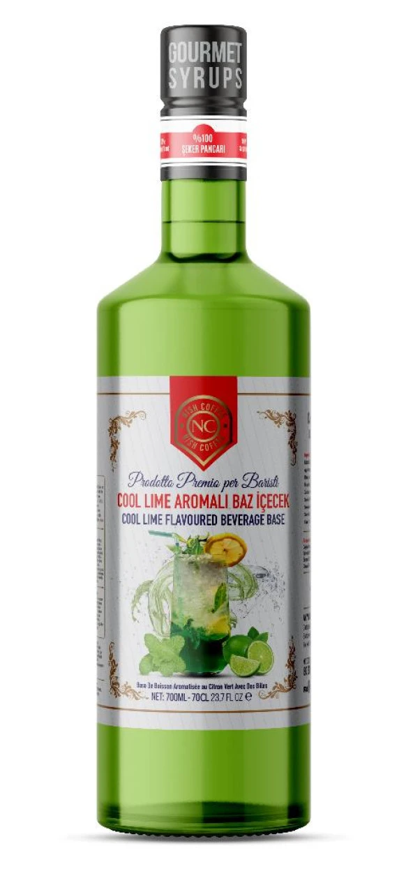 Nish Cool Lime Aromalı Baz İçecek 700 ML ürün görseli 1
