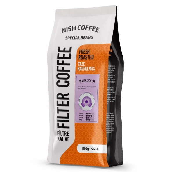 Nish Filtre Kahve Burundi 1 Kg ürün görseli 1