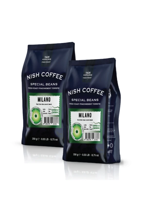 Nish Espresso Milano Kahve 2 x 250 gr ürün görseli 1