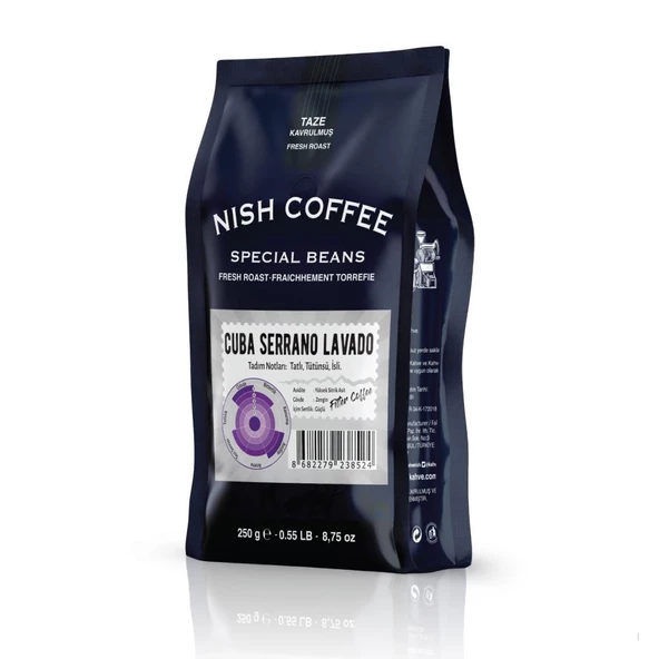 Nish Filtre Kahve Cuba Cerrano Lavado 250gr ürün görseli 1