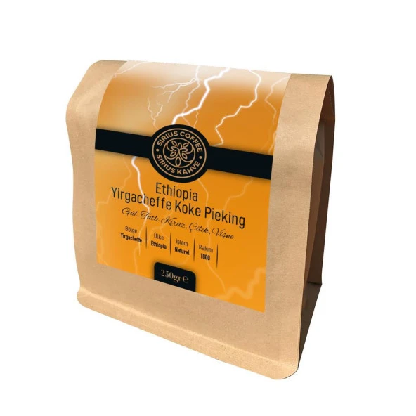 Sirius Coffee Ethiopia Yirgacheffe Koke Pieking 250 Gr ürün görseli 1