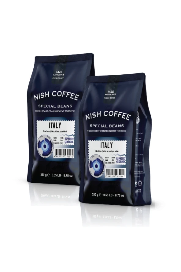 Nish Espresso Italy Kahve 2 x 250 gr ürün görseli 1