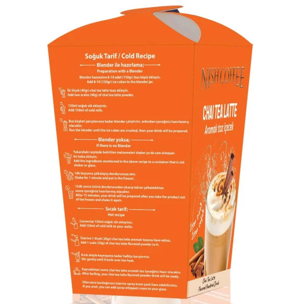 Nish Chai Tea Latte 250 Gr - Resim 2