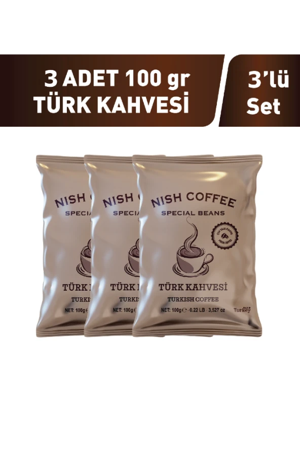 Nish Türk Kahvesi 3 x 100 gr - Resim 2