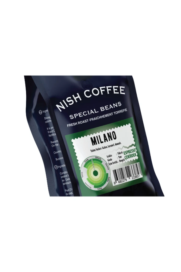 Nish Espresso Milano Kahve 250 gr - Resim 4