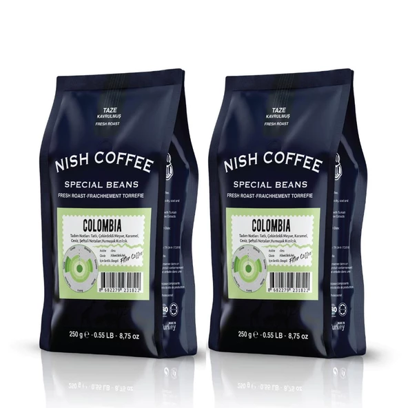 Nish Filtre Kahve Colombia 2 x 250 Gr ürün görseli 1