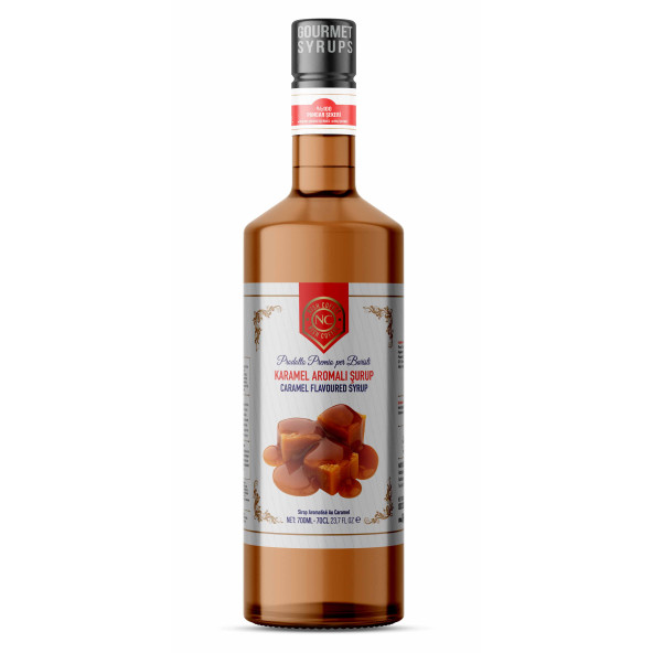 Nish Karamel Aromalı Şurup 3 x 700 ml - P - Resim 3