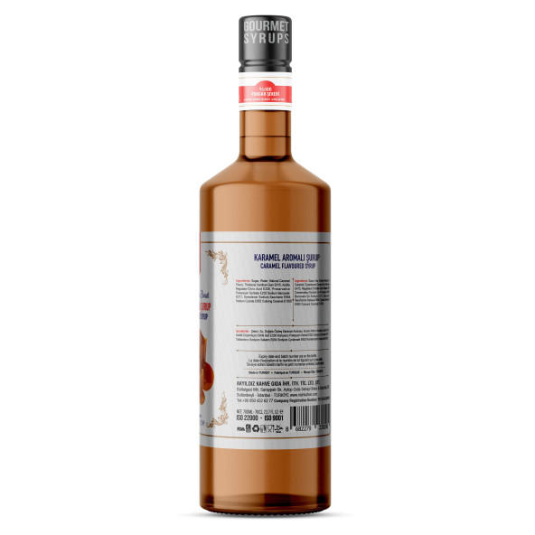 Nish Karamel Aromalı Şurup 3 x 700 ml - P - Resim 4