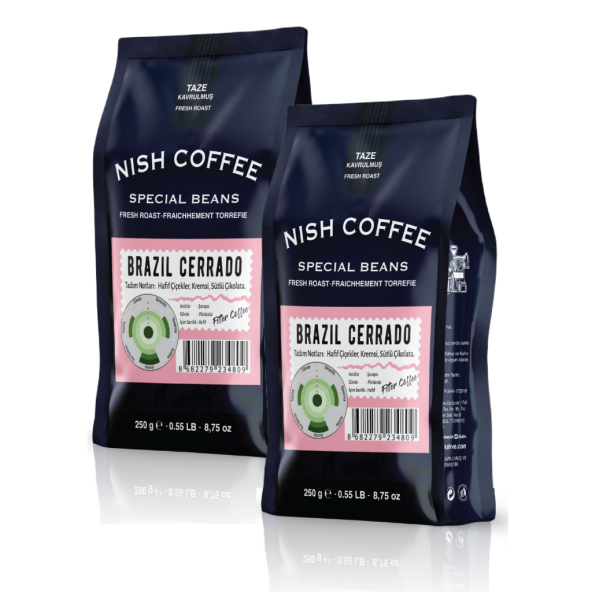 Nish Filtre Kahve Brazil Cerrado 2 x 250 gr ürün görseli 1
