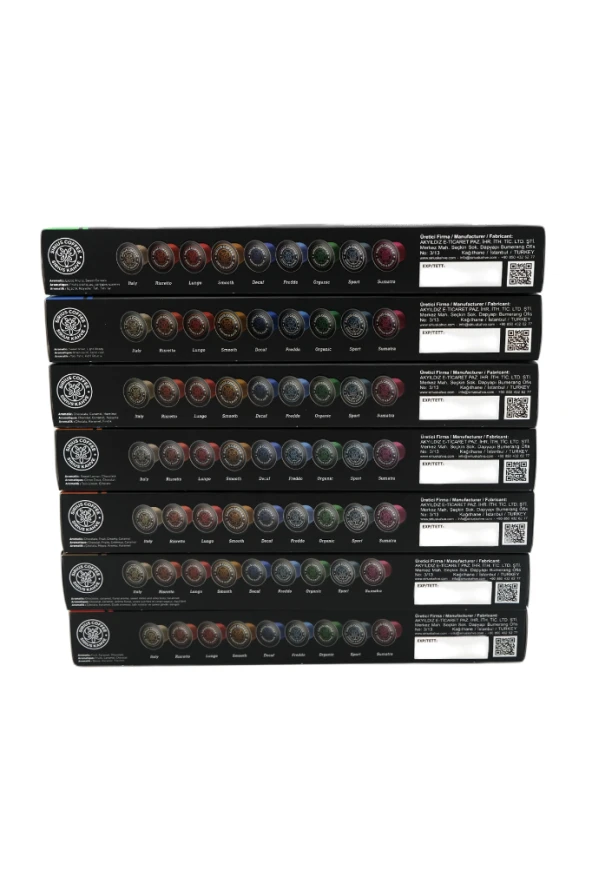 Sirius Special Kapsül 7'li Set (Lungo,Italy,Risteretto Smooth Sport Decaf Orcanic) ürün görseli 1