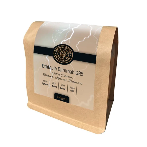 Sirius Coffee Ethiopia Djimmah GR5 250 Gr ürün görseli 1