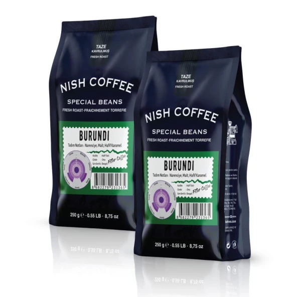 Nish Filtre Kahve Burundi 2 x 250 gr ürün görseli 1