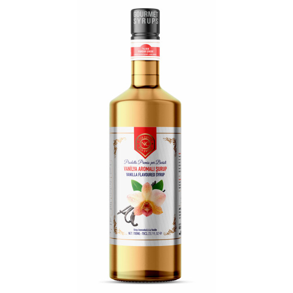 Nish Vanilya Aromalı Şurup 3 x 700 ml - P - Resim 3