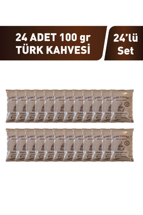 Nish Türk Kahvesi 24 x 100 gr ürün görseli 1