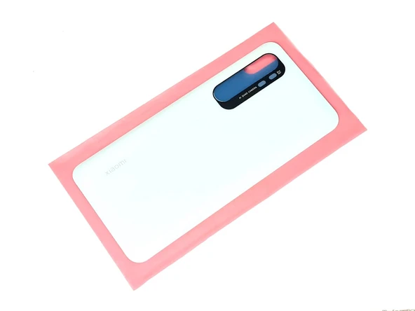 Tkgz Xiaomi Mi Note 10 Lite Pil Kapağı (CAM) BEYAZ ürün görseli 1
