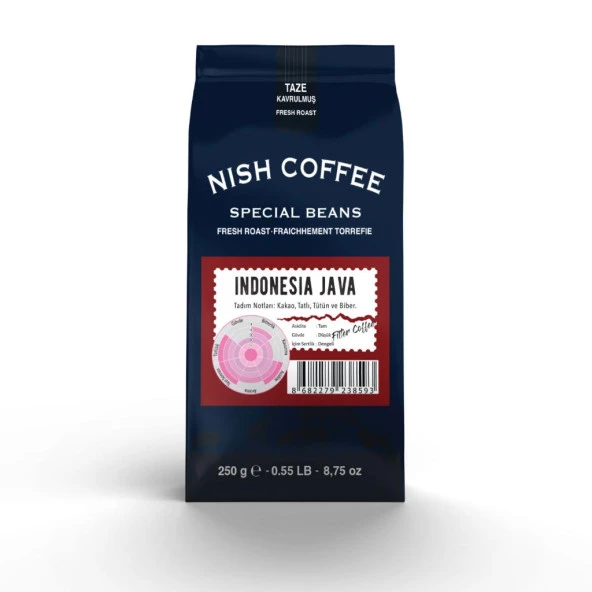 Nish Filtre Kahve Endonezya Java 2x250 Gr - Resim 3
