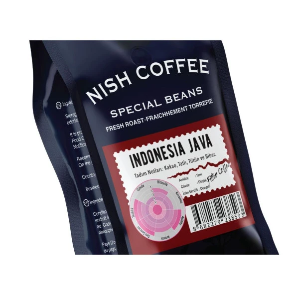 Nish Filtre Kahve Endonezya Java 2x250 Gr - Resim 4