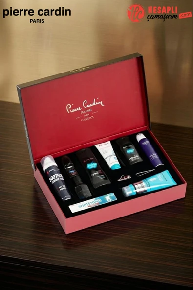Pierre Cardin Erkek Damat Çeyiz Kozmetik Set 11 Parça ürün görseli 1