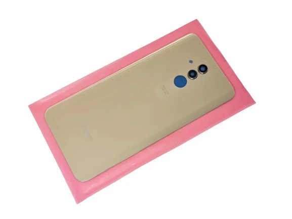 Tkgz - Mate 20 Lite Arka Pil Batarya Kapağı (CAM KAMERA LENSİ) GOLD ürün görseli 1